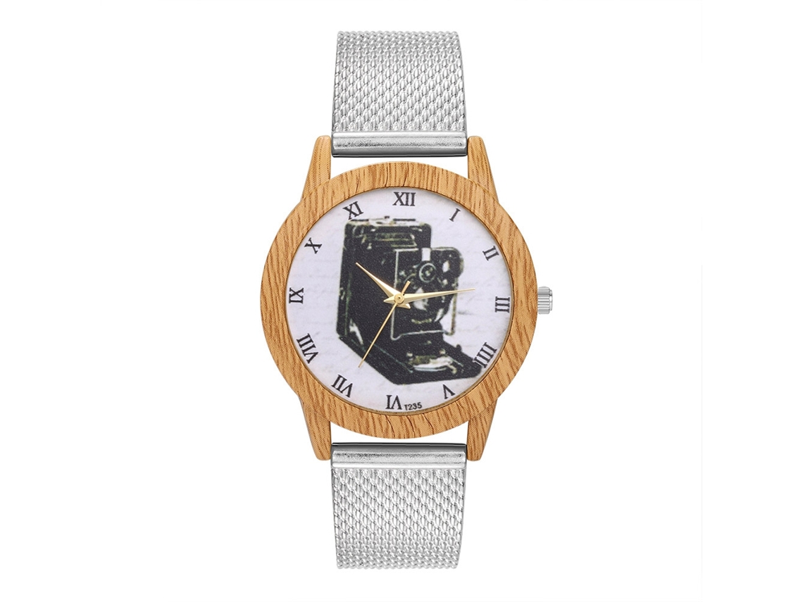 Reloj De Pulsera Analógico De Cuarzo, Estilo Casual Y Moderno, Modelo T235-f, Color Plata, Para Hombre Y Mujer.