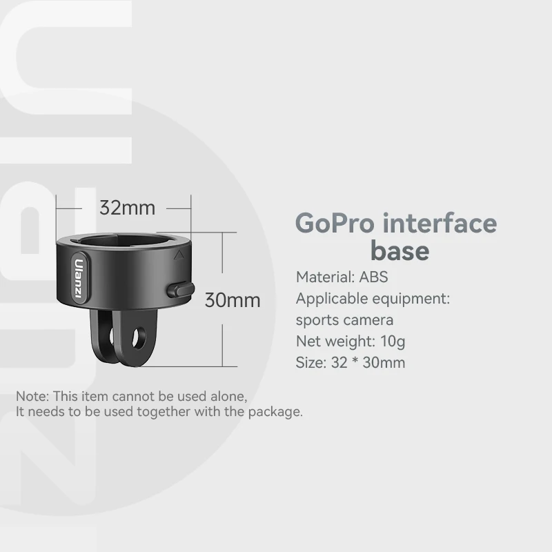 Adaptador de base de trípode para GoPro Hero13-7, Insta360 X2 y DJI Pocket 3, accesorio para cámara de acción