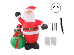 Decoración navideña inflable LED resistente a la intemperie