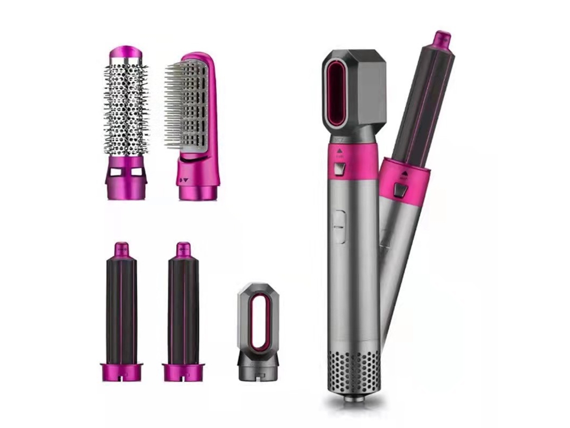 Secador de Cabello ZXXI Tipo Peine de Aire Caliente Cinco en Uno con Estilo Multifuncional para Alisar Cabellos Rizados