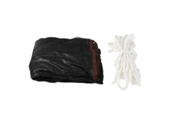 Red de sombra negra con protección UV, transpirable, versátil, para jardín, invernadero, balcón y patio.