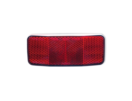 Reflector para el portaequipajes trasero V BIKE 100 x 40 mm