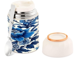 Recipiente Térmico De Acero Inoxidable Para Alimentos Adultos 500 Ml Libre Bpa Boca Ancha Incluye Cuchara ...