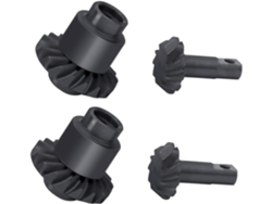Juego De Engranajes Cónicos De Eje Helicoidal Overdrive Para Coche Teledirigido Crawler Redcat-18 Mises A Escala 1/18