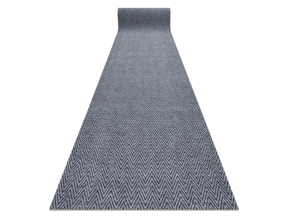 Alfombrilla Antideslizante 100 cm Magnus 2954 Zigzag Gris