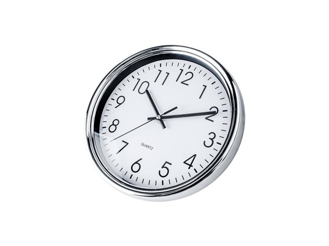 Reloj De Cocina Blanco/cromado Redondo 25cm Küken Kuken