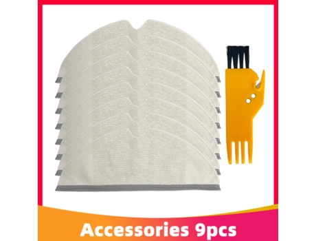 Cepillo de limpieza Universal lavable para mopa para Xiaomi Roborock Mi Robot 1 2 1S aspiradora S4 S5 S6 S50 S60
