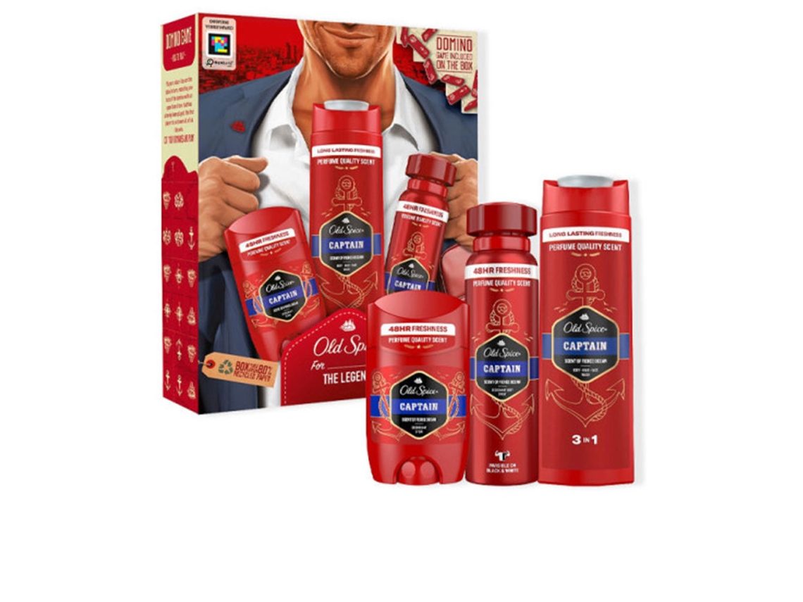 Old Spice Captain Case 3 Unidades 3 Pz