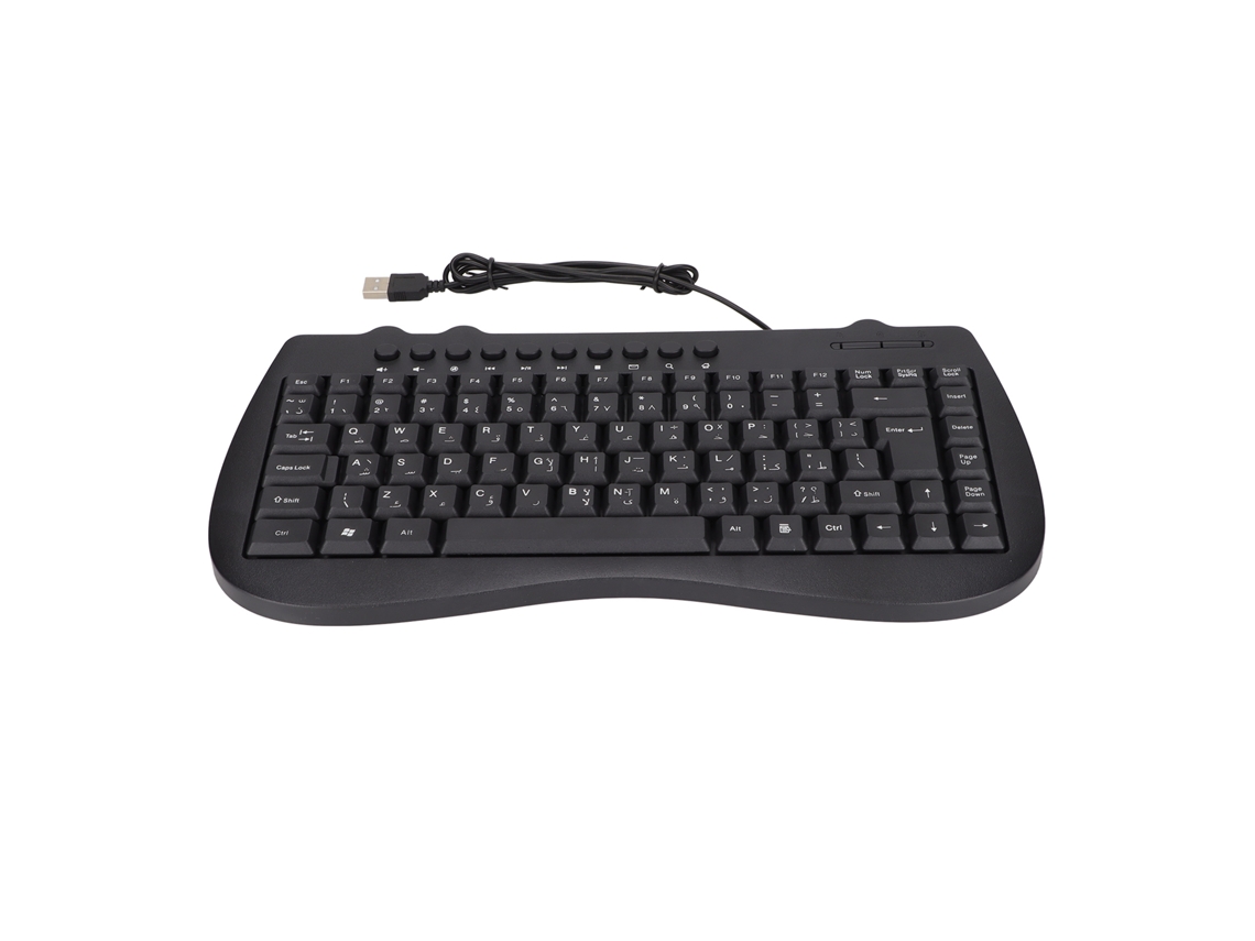 Mini Teclado Usb Con Cable De 95 Teclas, Silencioso, Ultrafino, Para Ordenadores De Sobremesa Y Portátiles.