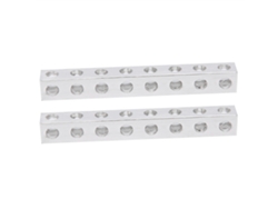 2 Piezas De Viga Cuadrada Robótica 3106-0008-0064, 8 Agujeros, 8x8x64 Mm, Accesorio Estructural