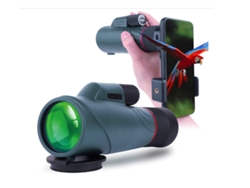 Telescopio portátil de alta potencia 20x50 para adultos, monocular IPX7 impermeable, prisma BAK4 FMC Yizhood (azul)