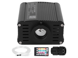 Kit De Iluminación Led De Fibra Óptica Rgbw De 16 W Con Cable De 2 M Y Control Remoto/aplicación Para Montaje En Techo.