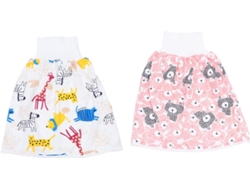 Conjunto De 2 Calzoncillos De Entrenamiento De Algodón Con Estampado Para Una Protección Óptima Contra Fugas.