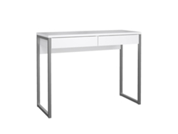 Escritorio alto Wellhome Tormes con 2 cajones, 101x40x76 cm, blanco brillante