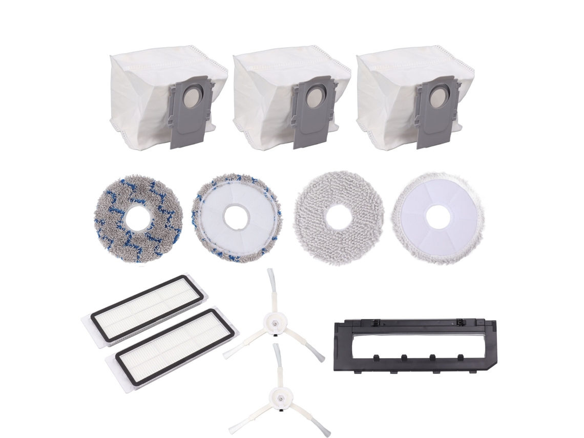 Kit De Accesorios De Repuesto Para La Aspiradora Robot Dreame P10: Cepillos Laterales, Filtros Y Piezas De Mantenimiento.