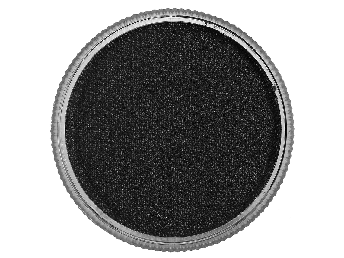 Pigmento Profesional Mate A Base De Agua Para Cuerpo Y Rostro, Ideal Para Maquillaje Escénico (negro).