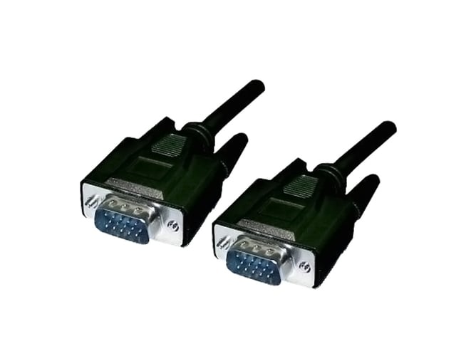 Cable VGA NANOCABLE HDB15/M-HDB15/M, negro 5.0m