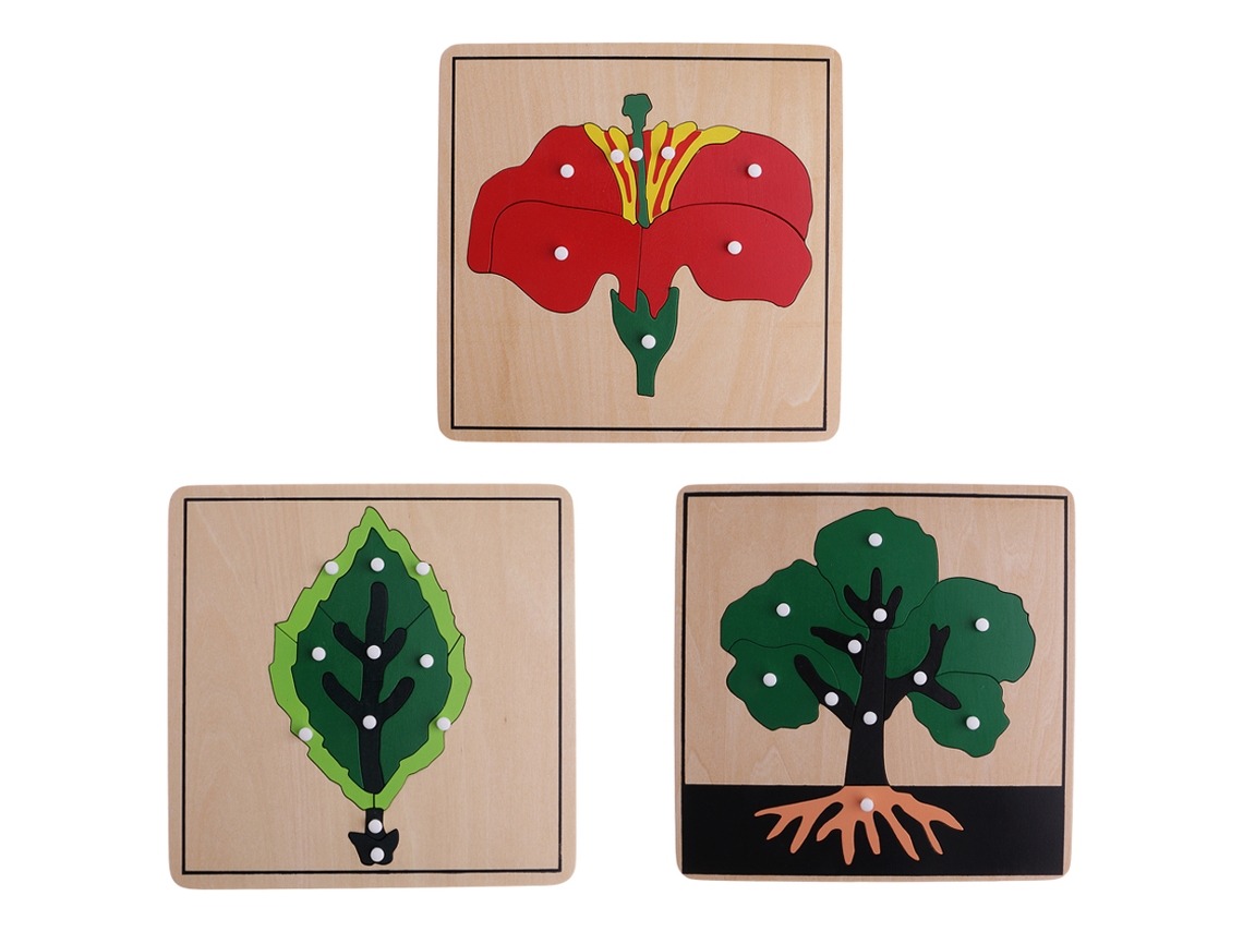 Kit con 3 materiales para juguetes educativos Montessori de Slowmoose