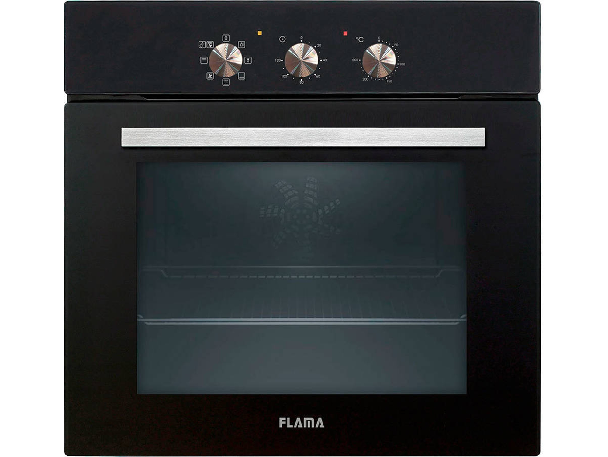 Horno FLAMA MX 9116FL (58 L - 59.5 cm - Hidrolítico - Negro)