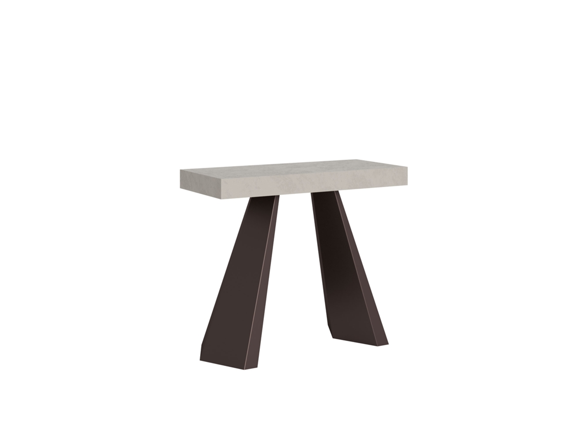 Mesa consola extensible 90x40/196 cm Pequeña Diamante Cachemira Itamoby