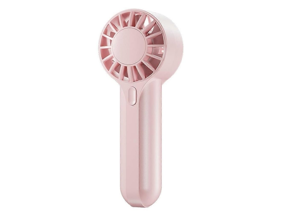Mini ventilador portátil recargable por USB, con potente flujo de aire, ideal para usar en la mano o sobre una mesa, para refrescarse en exteriores (verde).