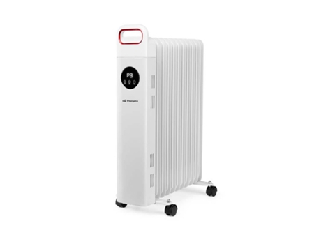 Radiador de aceite Orbegozo 11 elementos 2500 W. Conexión WIFI. Termostato regulable.