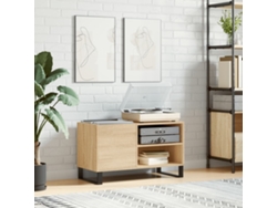 Mueble De Discos Madera De Ingeniería Roble Sonoma 85x38x48 Cm