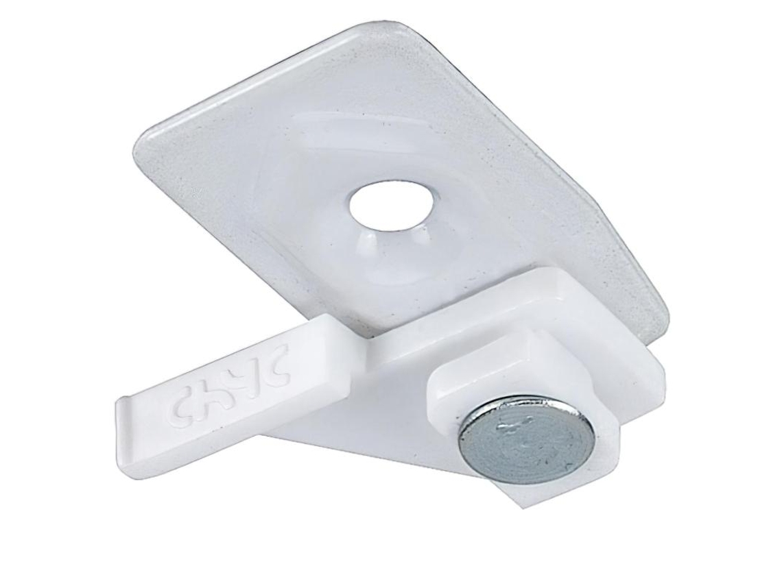Soporte Techo Con Estribo Para Riel P950 Blanco RIEL CHYC