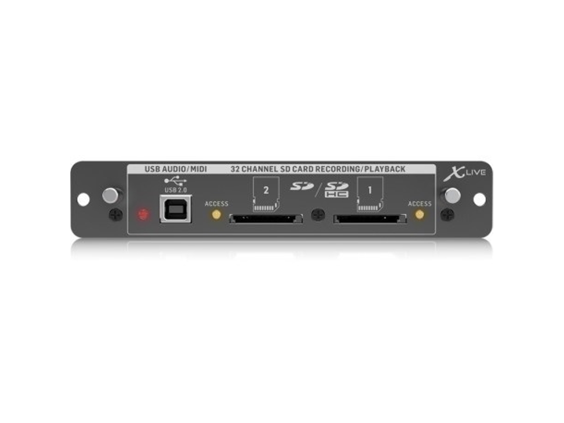 Tarjeta de revisión del X Live Behringer X32