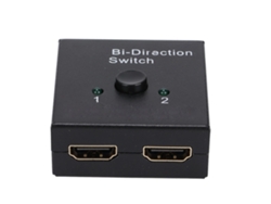 Divisor/conmutador De Interfaz Multimedia Hd De 1 Entrada Y 2 Salidas O De 2 Entradas Y 1 Salida Para Pc Y Tv.