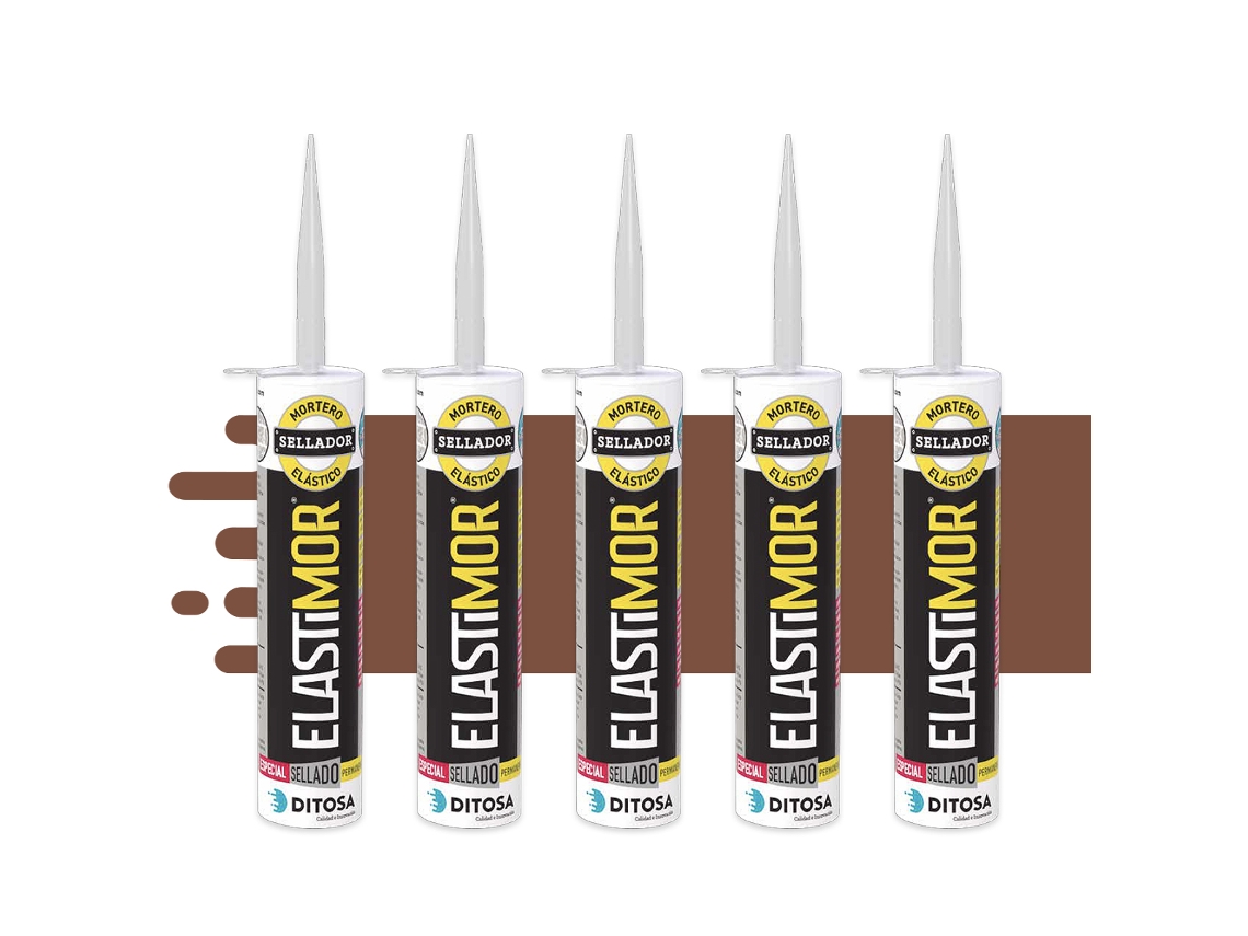 ELASTIMOR Mortero Sellador, Cemento Express, Impermeable, para encintados, llagueados, sellados, rejunteados, reparaciones DITOSA CALIDAD E INNOVACION