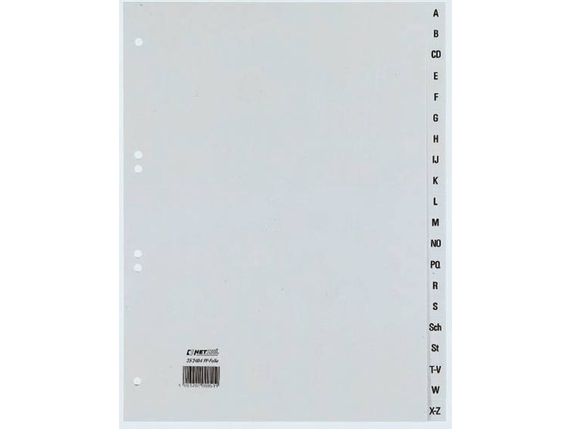 Separador REXEL 25240481 Gris (A4 - Polipropileno)