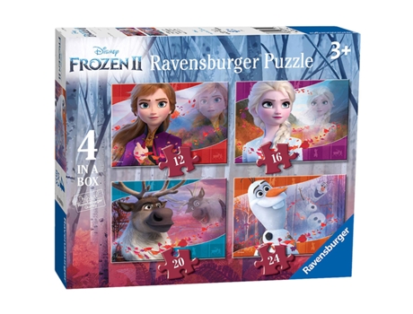 Ravensburger Disney Frozen Puzle 4 en una Caja