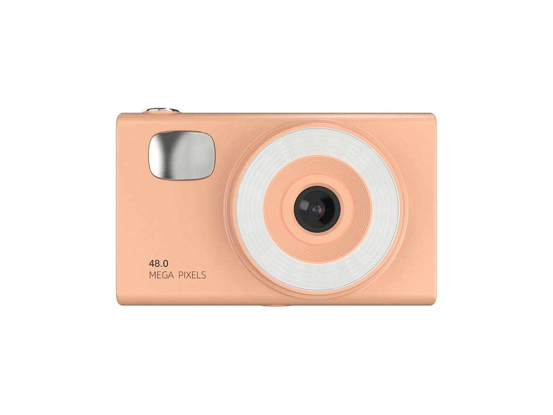 Cámara Digital 4k Hd Zoom 16x Cámara Ccd Con Pantalla De 2.4 Pulgadas Y Luz De Relleno Led Naranja Gertiz