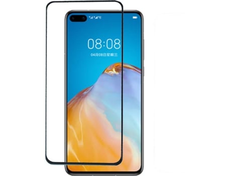Protector de Cristal Templado Huawei P40 4G PHONECARE Transparente y Negro