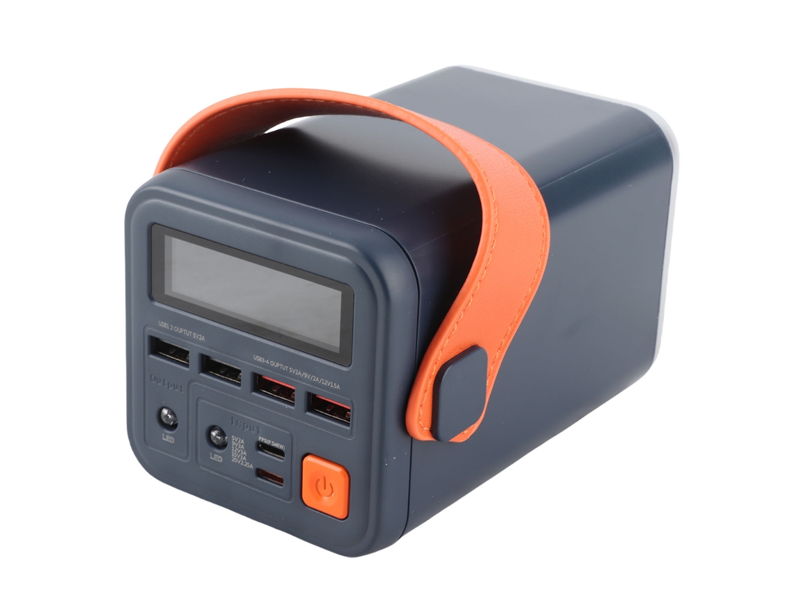 Banco de energía con carga rápida y cuatro puertos USB