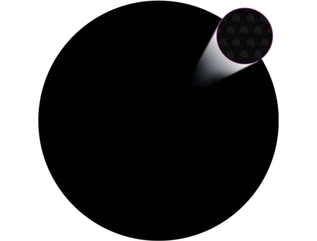 vidaXL Cubierta de piscina PE negra 381 cm