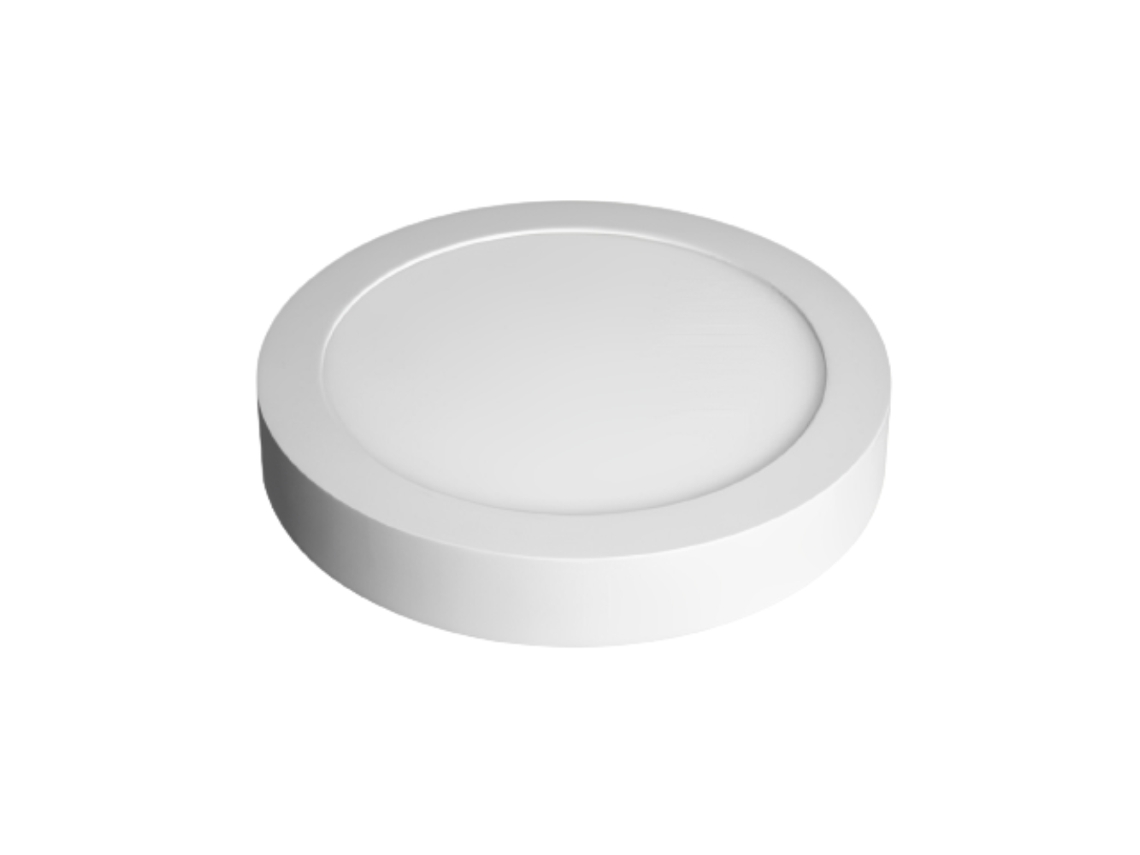 Panel Led Superficie Redonda/Downlight 18W 6000K 1600Lm LED7