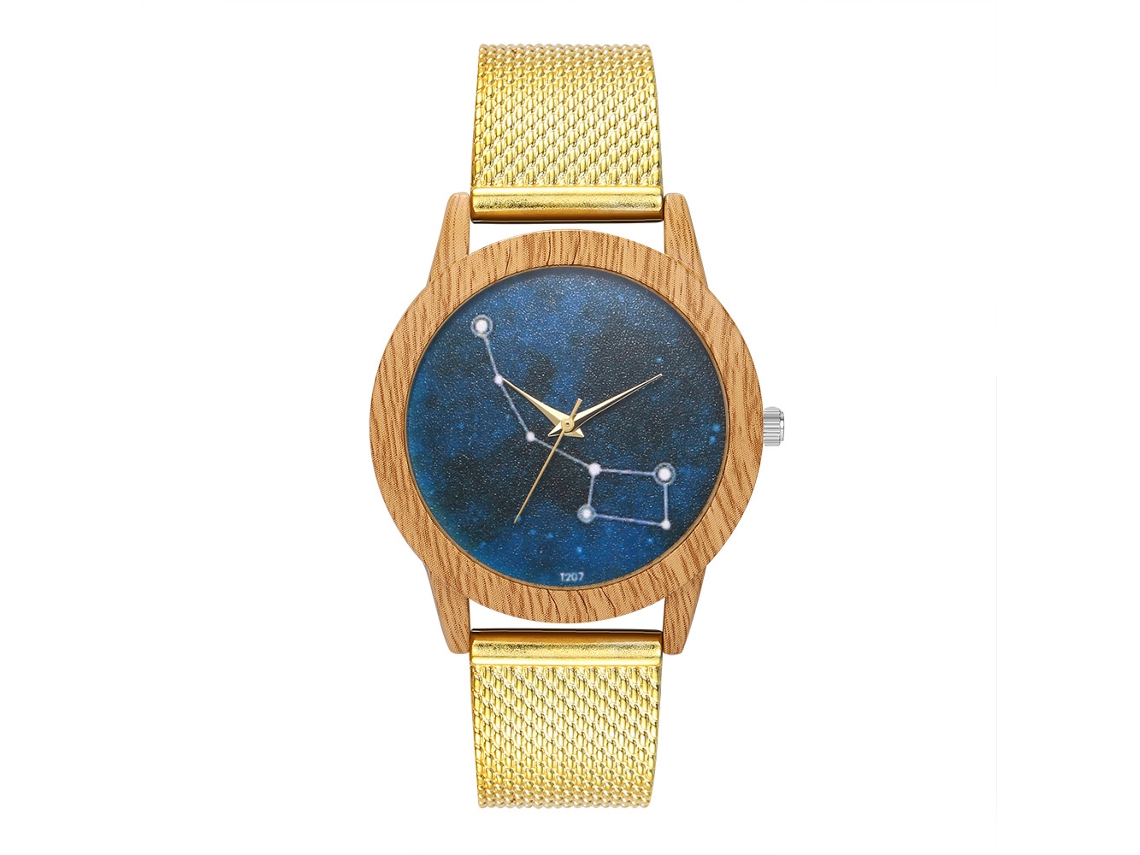 Reloj De Pulsera Unisex Zhoulianfa, Elegante E Informal, Con Correa De Silicona Dorada.