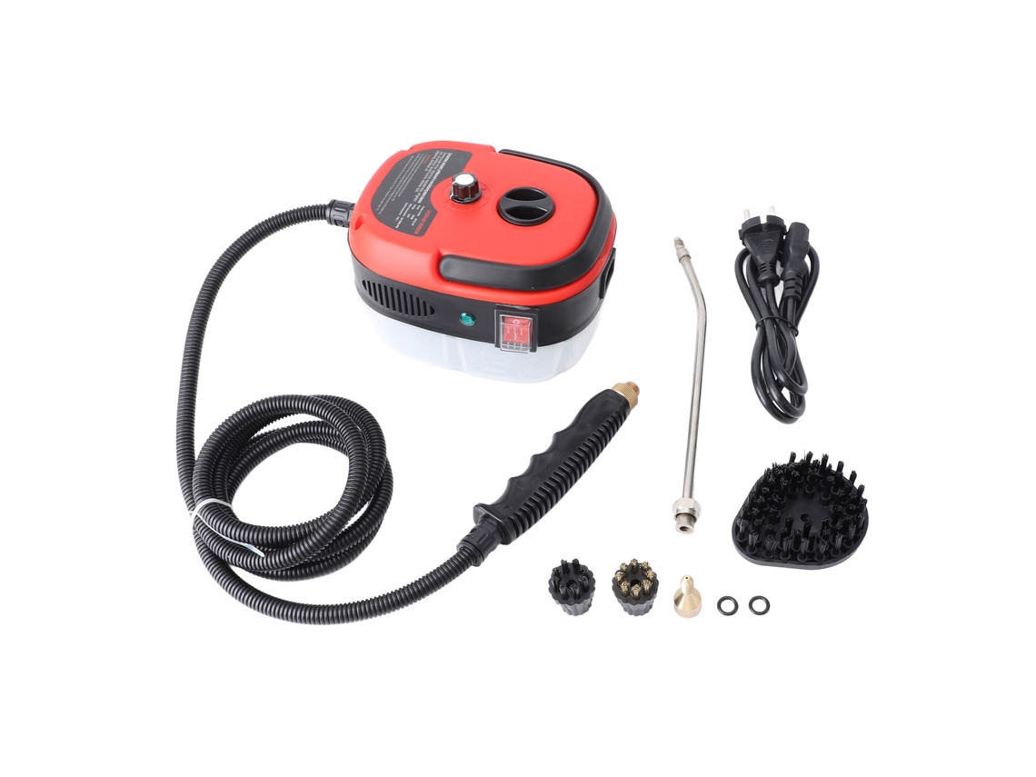 Limpiador A Vapor Portátil De 2500 W Y Alta Presión (105 °c) Con 4 Cabezales De Cepillo Para Cocina, Baño Y Coche. Enchufe Europeo De 220 V.