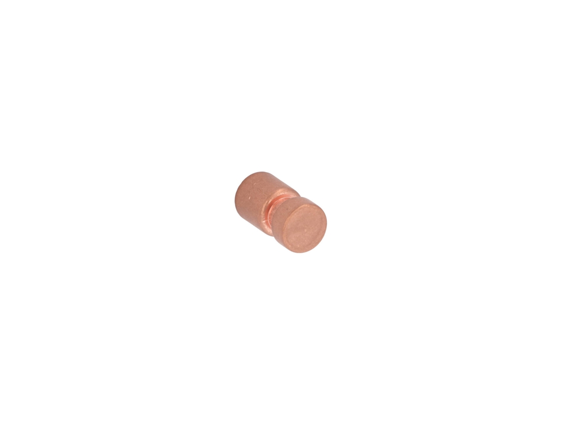 Pomo Para Muebles De Zamac Diámetro 15mm Cobre Vintage Lote De 25