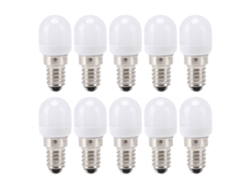 2026-10 Piezas Bombilla Led E14 Acero Inoxidable 1.5w 220v Para Lámparas De Candelabro, Techo, Armario, Pared Y Mesa