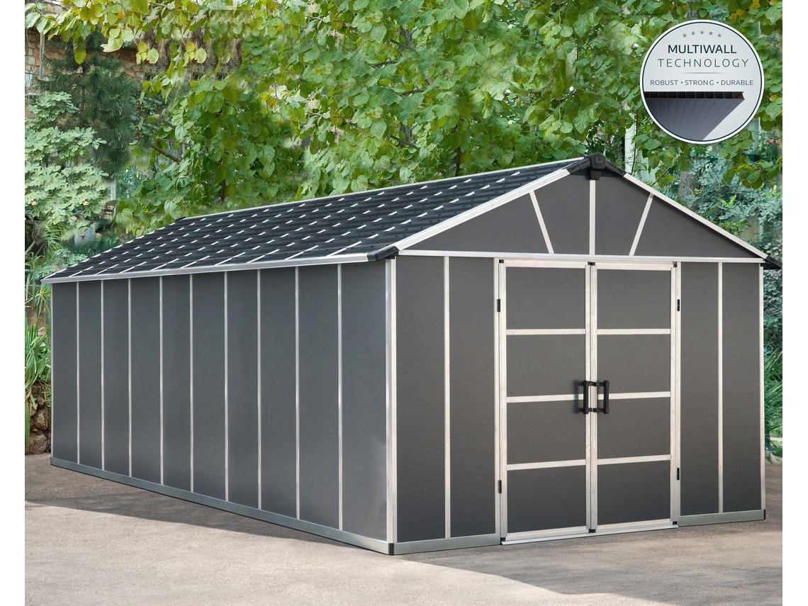 CANOPIA Caseta de Jardín Yukon de Policarbonato 643X332X252 cm