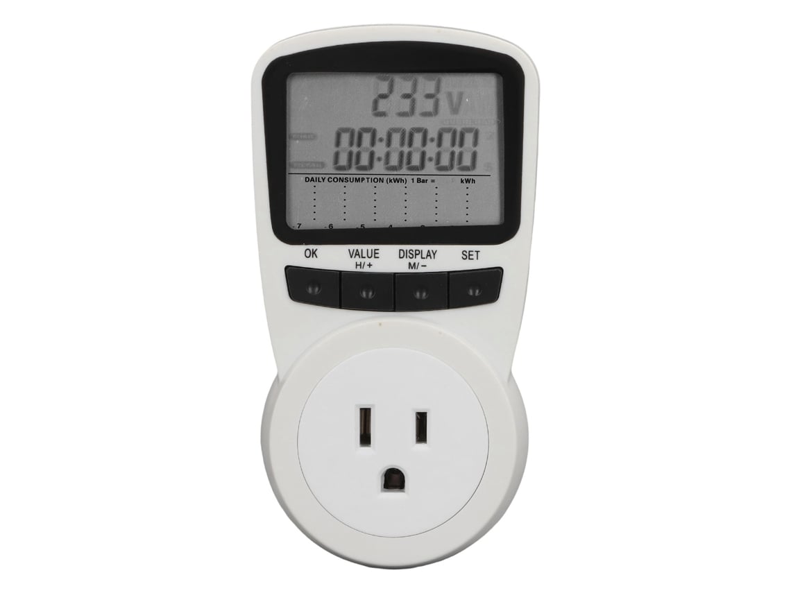 El Enchufe Con Medidor De Energía Inteligente Monitorea El Consumo De Electricidad, La Potencia Y El Voltaje.
