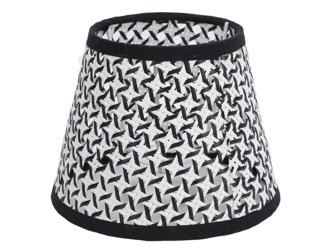 Lámpara de tela de ratán sintético 2026, casquillo E27 E14 PE, cubierta decorativa con clip metálico para mesa, pared o suelo.