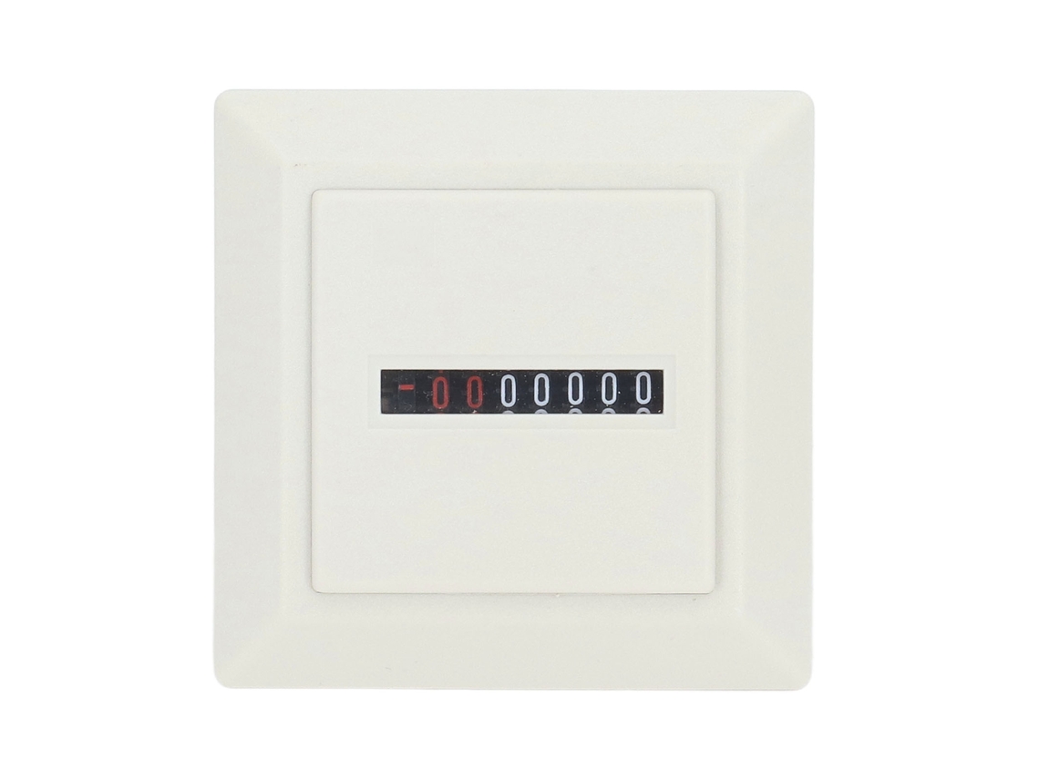 Contador De Horas Mecânico Berm 72x72mm 220vac Temporizador Industrial Eletrônico