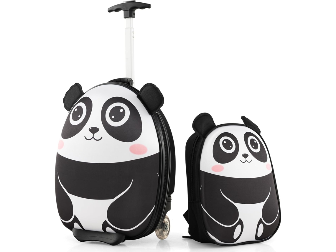 Juego de Maleta Infantil Niños, Equipaje de Viaje con Mochila para Niñas y Niños, Aprobado por Aerolíneas, Maletas Infantiles COSTWAY
