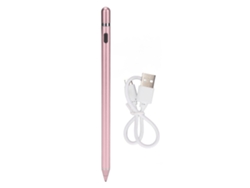 Lápiz óptico capacitivo USB con punta de cobre para móviles y tabletas, color oro rosa.