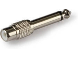 Adaptador Áudio FONESTAR AA-411 (RCA - Jack 6.3mm - Macho-Hembra)