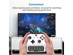 Teclado inalámbrico Bluetooth para juegos Messenger Chatpad Gamepad Teclado para Microsoft Xbox One Xboxone Ly Ebike